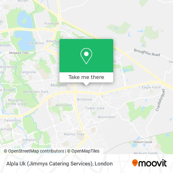 Alpla Uk (Jimmys Catering Services) map