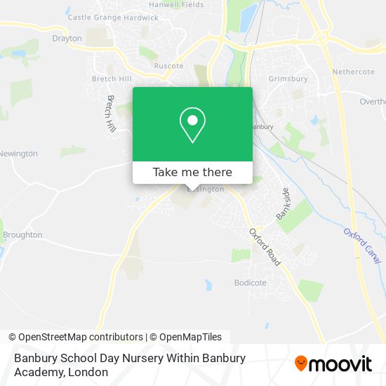 Banbury School Day Nursery Within Banbury Academy map