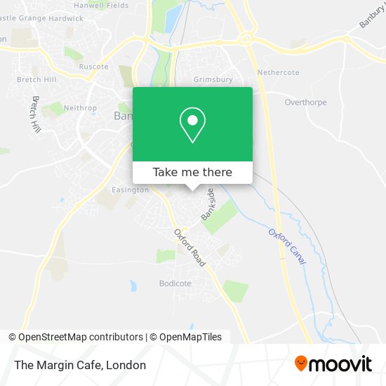 The Margin Cafe map