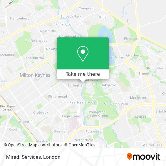 Miradi Services map