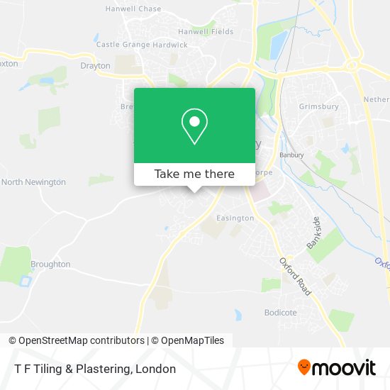 T F Tiling & Plastering map