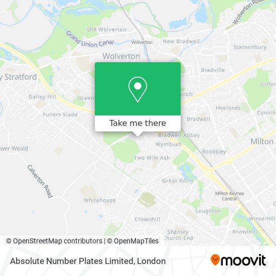 Absolute Number Plates Limited map