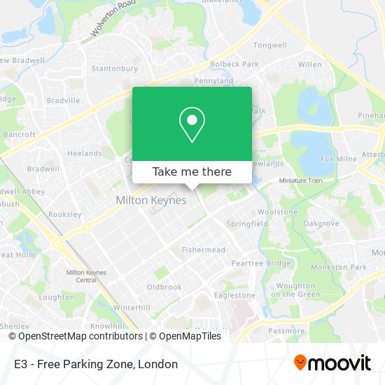 E3 - Free Parking Zone map