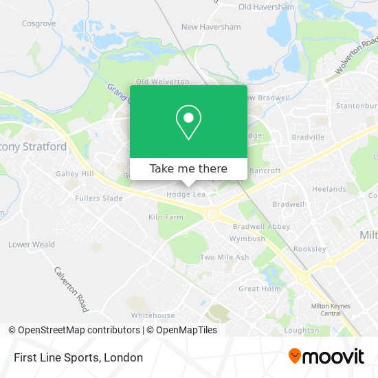 First Line Sports map