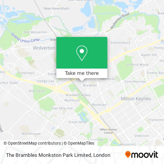 The Brambles Monkston Park Limited map