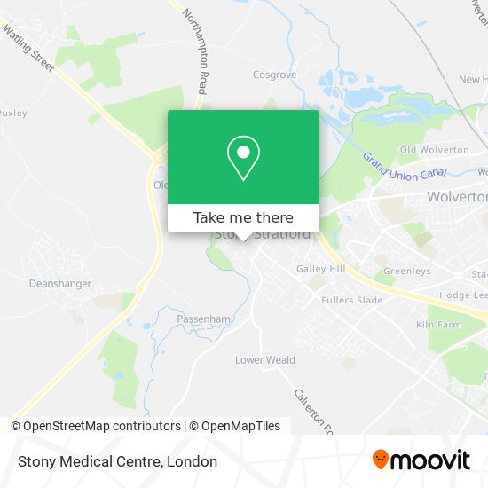 Stony Medical Centre map