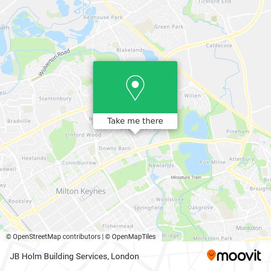JB Holm Building Services map