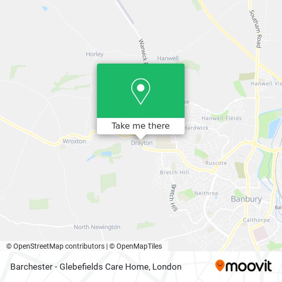 Barchester - Glebefields Care Home map