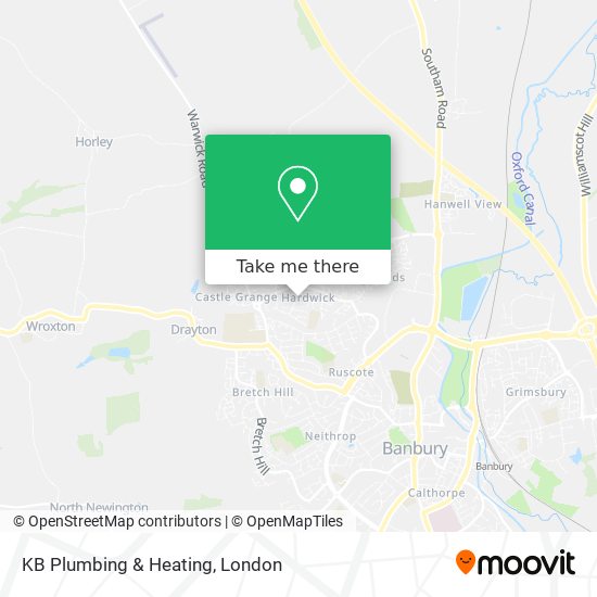 KB Plumbing & Heating map