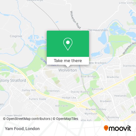 Yam Food map