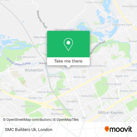 SMC Builders Uk map