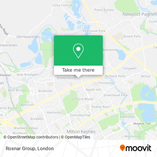 Rosnar Group map