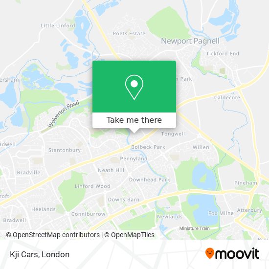 Kji Cars map