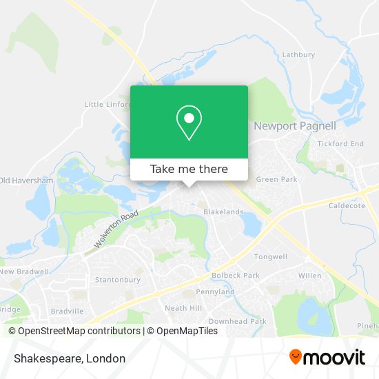Shakespeare map