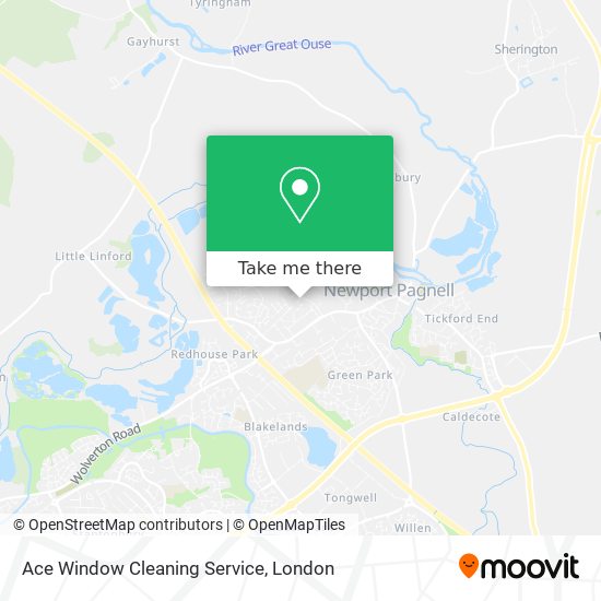 Ace Window Cleaning Service map