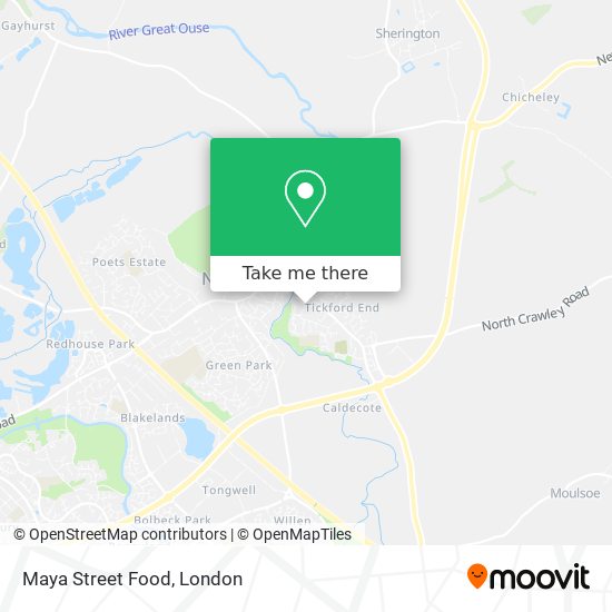 Maya Street Food map