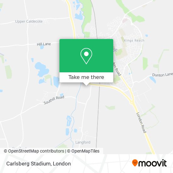 Carlsberg Stadium map