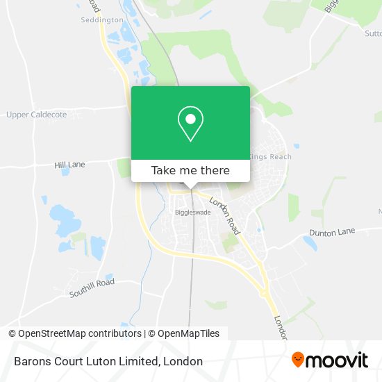 Barons Court Luton Limited map