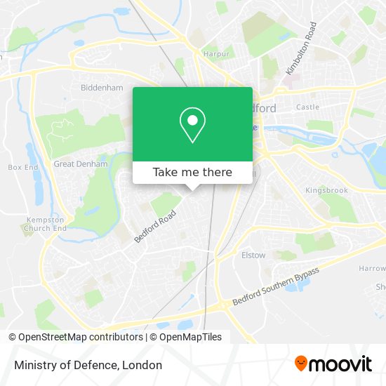 Ministry of Defence map