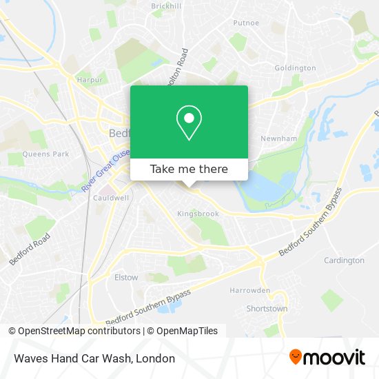 Waves Hand Car Wash map
