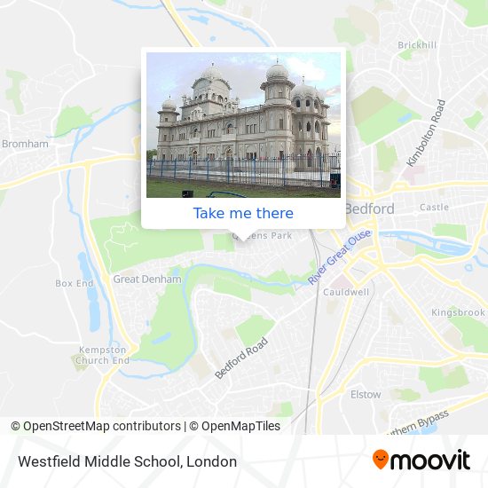 Westfield Middle School map