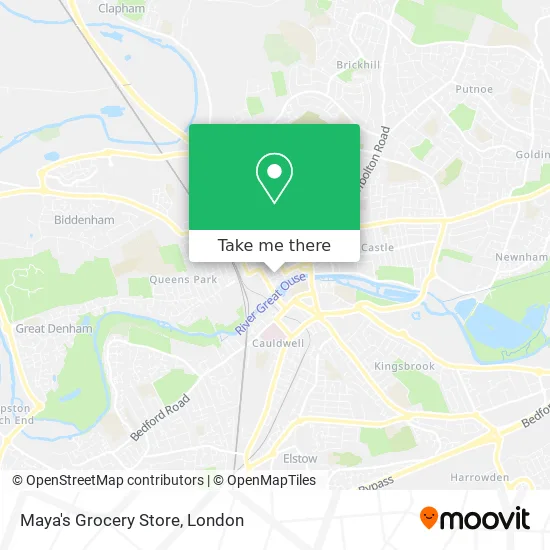 Maya's Grocery Store map