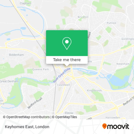 Keyhomes East map
