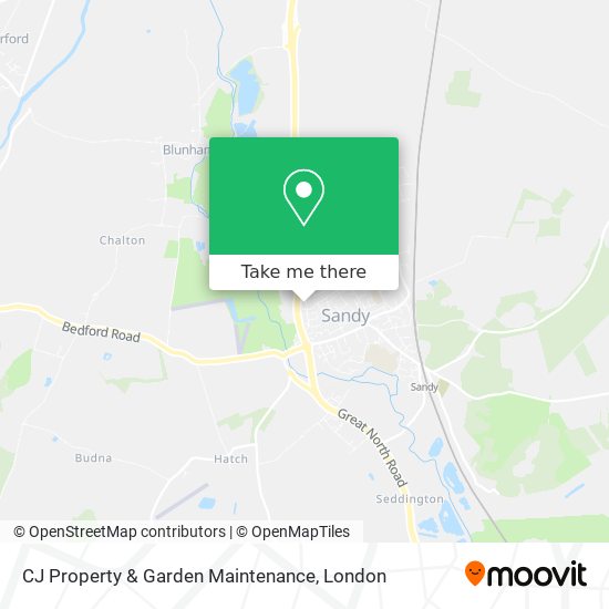 CJ Property & Garden Maintenance map