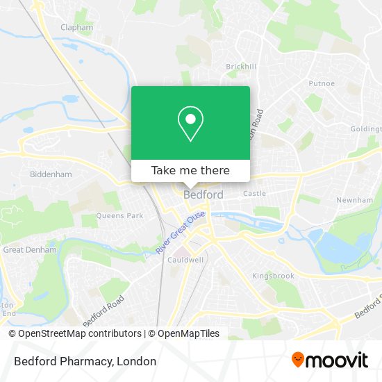 Bedford Pharmacy map