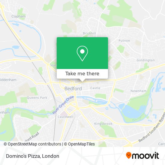 Domino's Pizza map