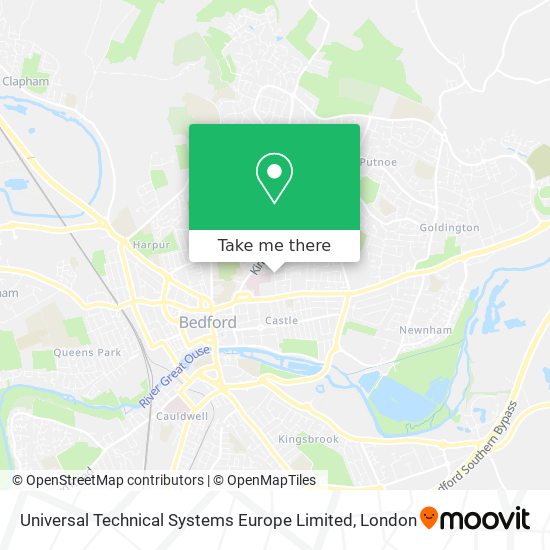 Universal Technical Systems Europe Limited map