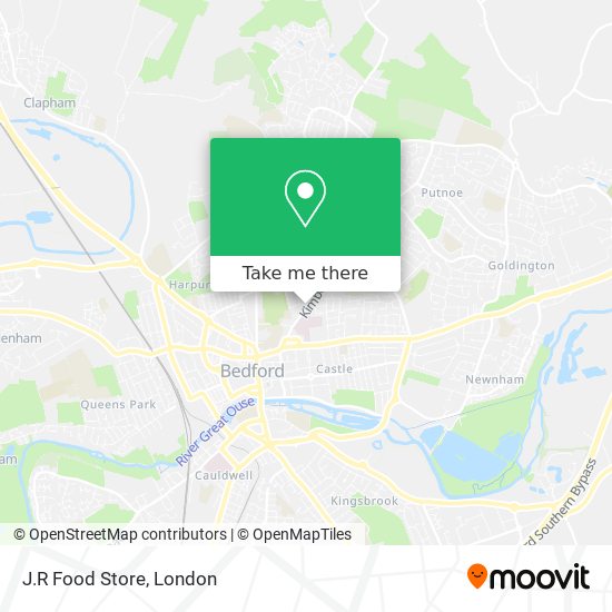 J.R Food Store map