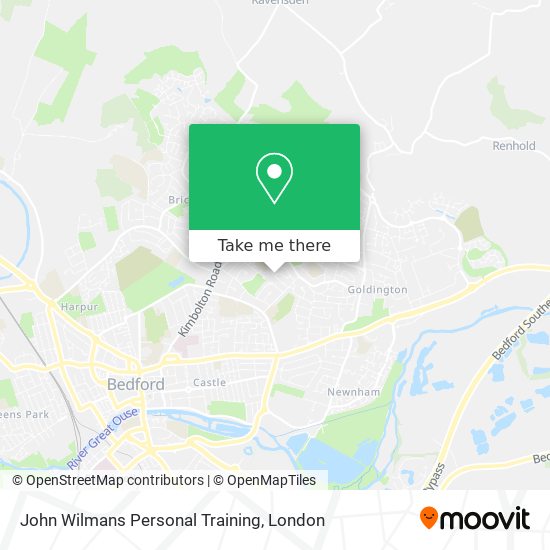 John Wilmans Personal Training map