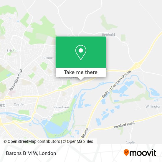 Barons B M W map