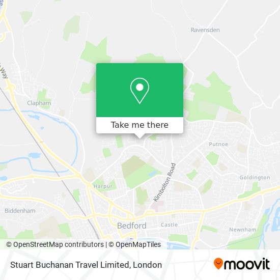 Stuart Buchanan Travel Limited map
