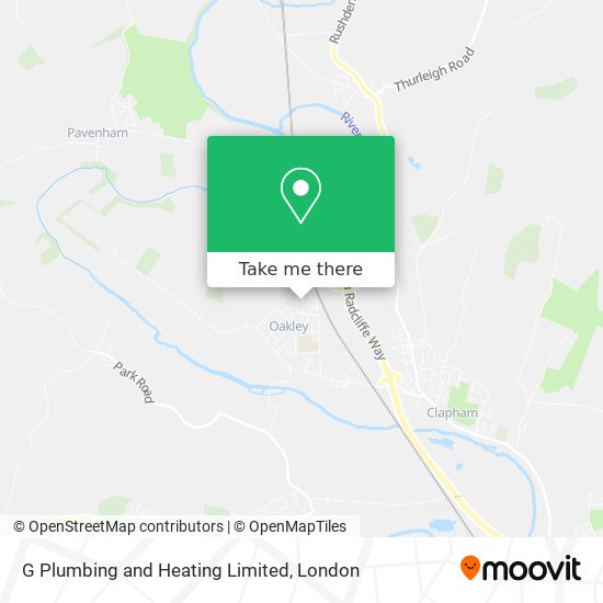 G Plumbing and Heating Limited map