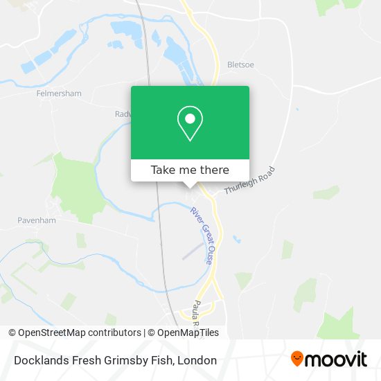 Docklands Fresh Grimsby Fish map