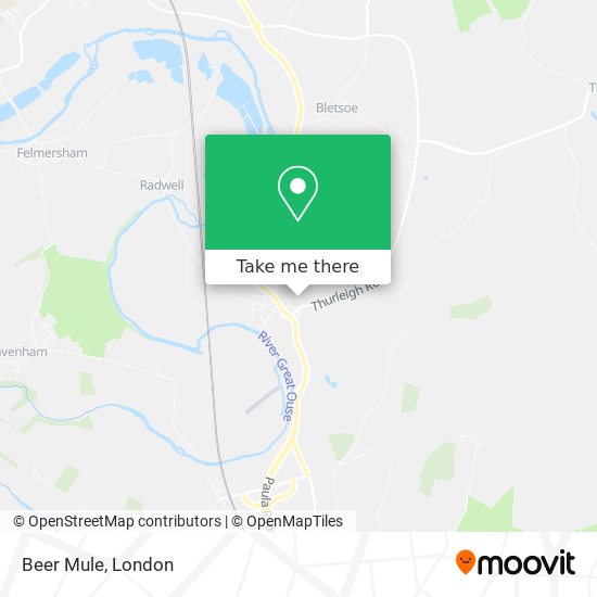 Beer Mule map