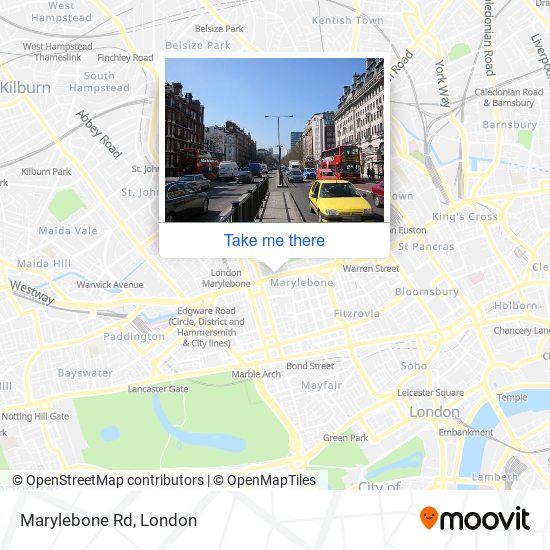 Marylebone Rd map