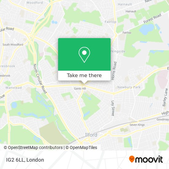 IG2 6LL map