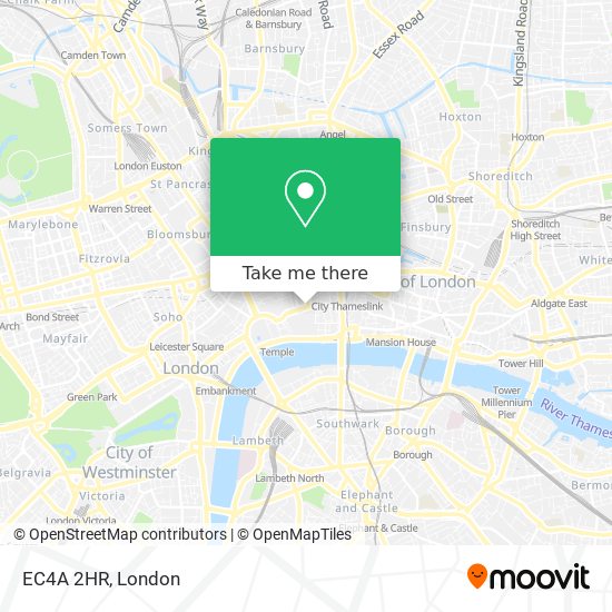 EC4A 2HR map