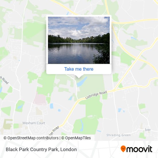 Black Park Country Park map