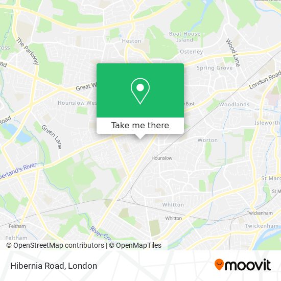 Hibernia Road map