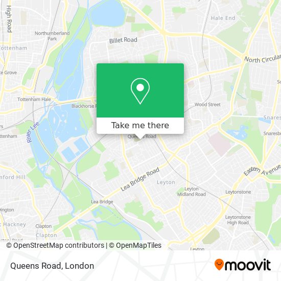 Queens Road map