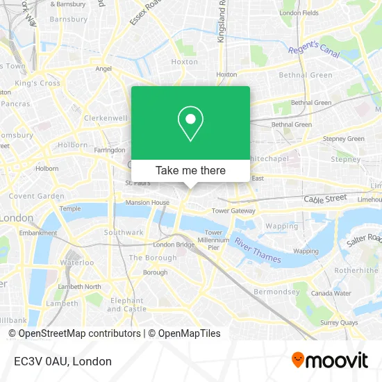 How to Get to EC3V 0AU in City Of London by Bus, Tube or Train?