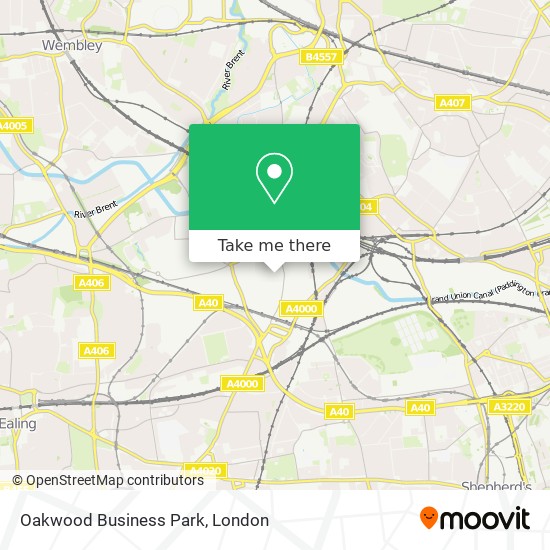 Oakwood Business Park map