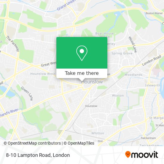8-10 Lampton Road map