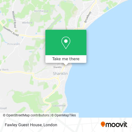 Fawley Guest House map