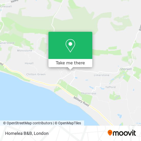 Homelea B&B map
