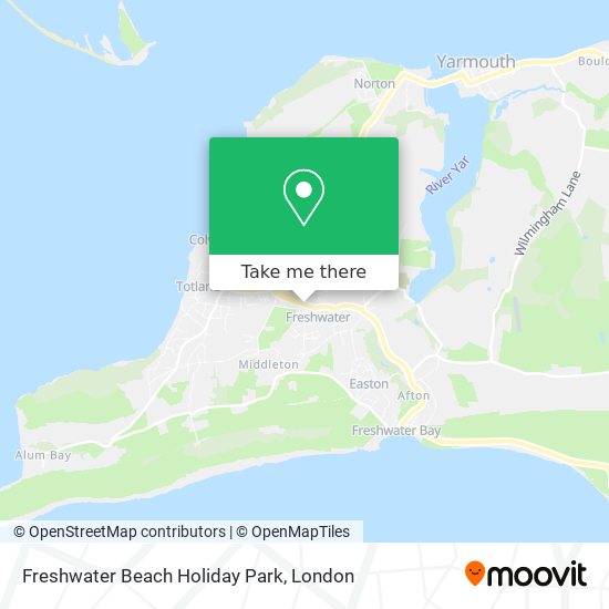 Freshwater Beach Holiday Park map